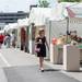 As temperatures reach the 90s, fewer shoppers fill the streets during the Ann Arbor Street Art Fair, Friday, July 19.
Courtney Sacco I AnnArbor.com 